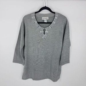 Cathy Daniels women’s size Medium acrylic blouse